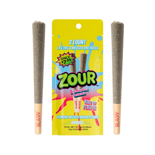 Blue Raspberry Lemonade THCA Prerolls 2-Pack - Smoke empire