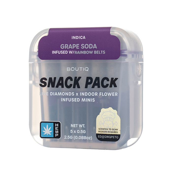 Boutiq Snack Pack Live Diamonds Minis | (5ct) 2.5g - Smoke empire