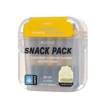 Boutiq Snack Pack Live Diamonds Minis | (5ct) 2.5g - Smoke empire