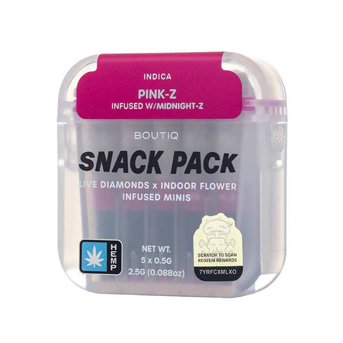 Boutiq Snack Pack Live Diamonds Minis | (5ct) 2.5g - Smoke empire