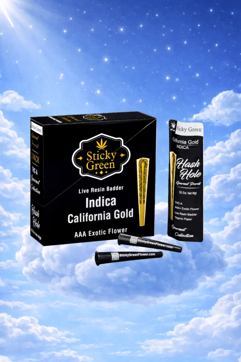 California Gold Hash Hole Pre Rolls (Indica) - Smoke empire