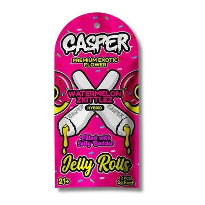 Casper Premium Exotic Flower Filled with Jelly Badder Jelly Rolls - Smoke empire