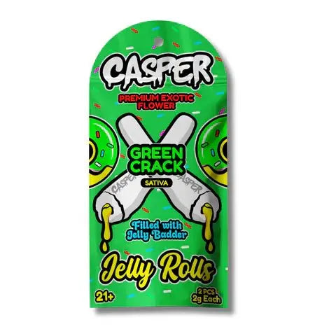 Casper Premium Exotic Flower Filled with Jelly Badder Jelly Rolls - Smoke empire