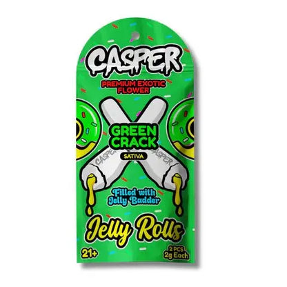 Casper Premium Exotic Flower Filled with Jelly Badder Jelly Rolls - Smoke empire