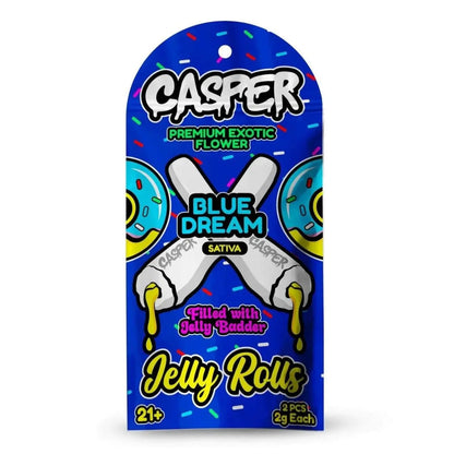 Casper Premium Exotic Flower Filled with Jelly Badder Jelly Rolls - Smoke empire