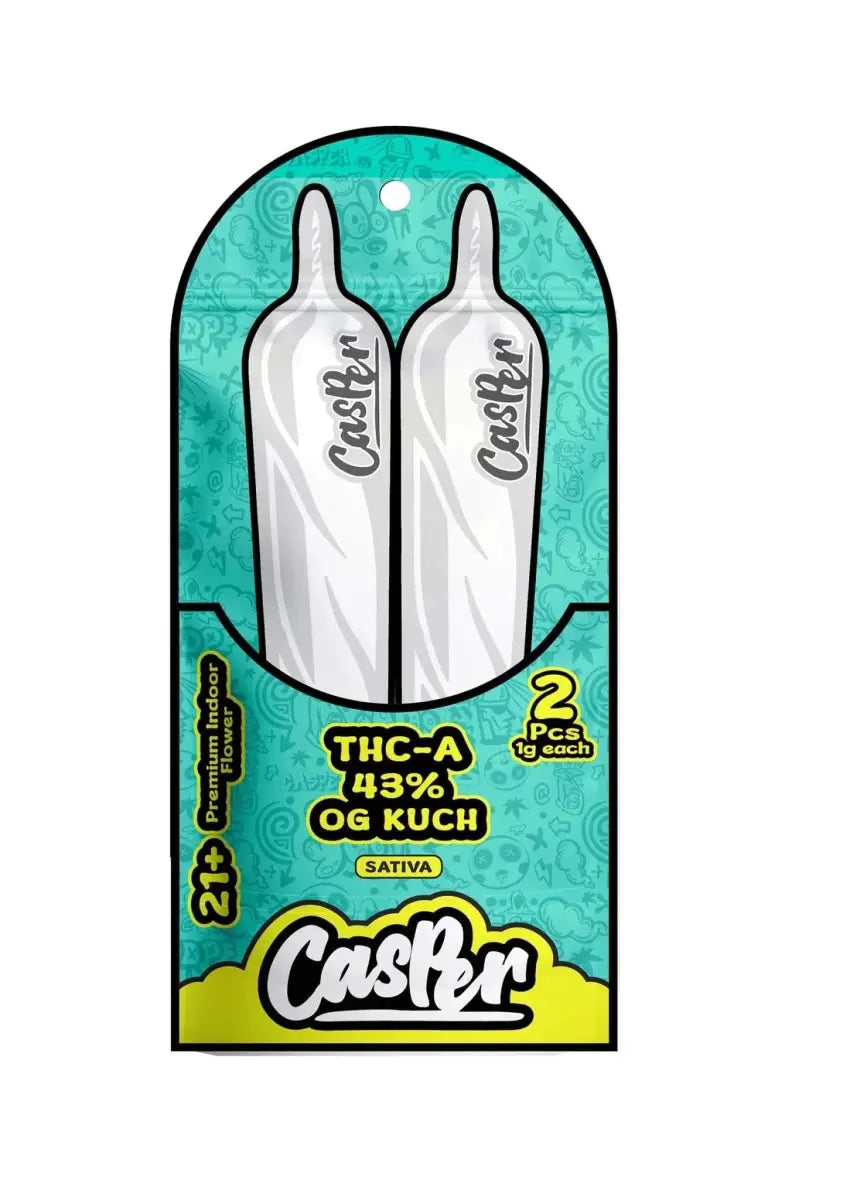 Casper Premium Indoor THCA Flower Prerolls 2-Pack - Smoke empire