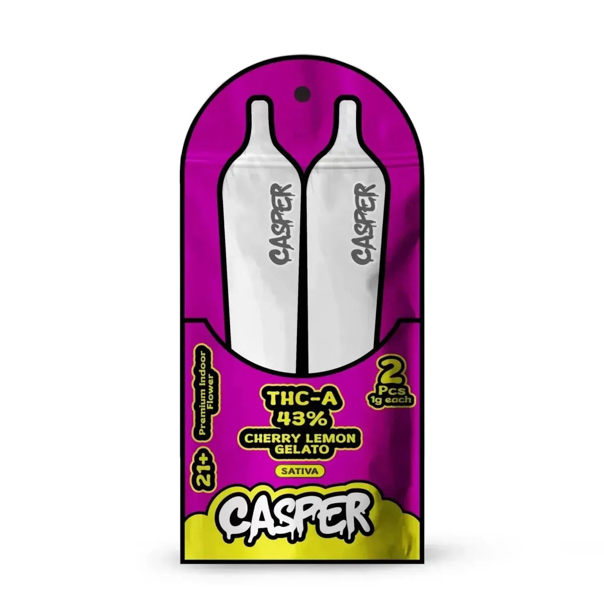 Casper Premium Indoor THCA Flower Prerolls 2-Pack - Smoke empire