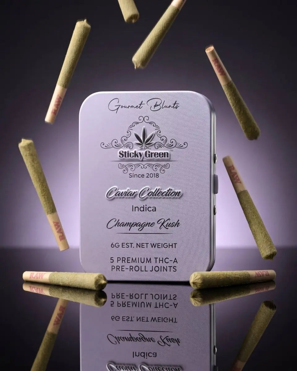 Champagne Kush Caviar Collection Pre Rolls (Indica) - Smoke empire