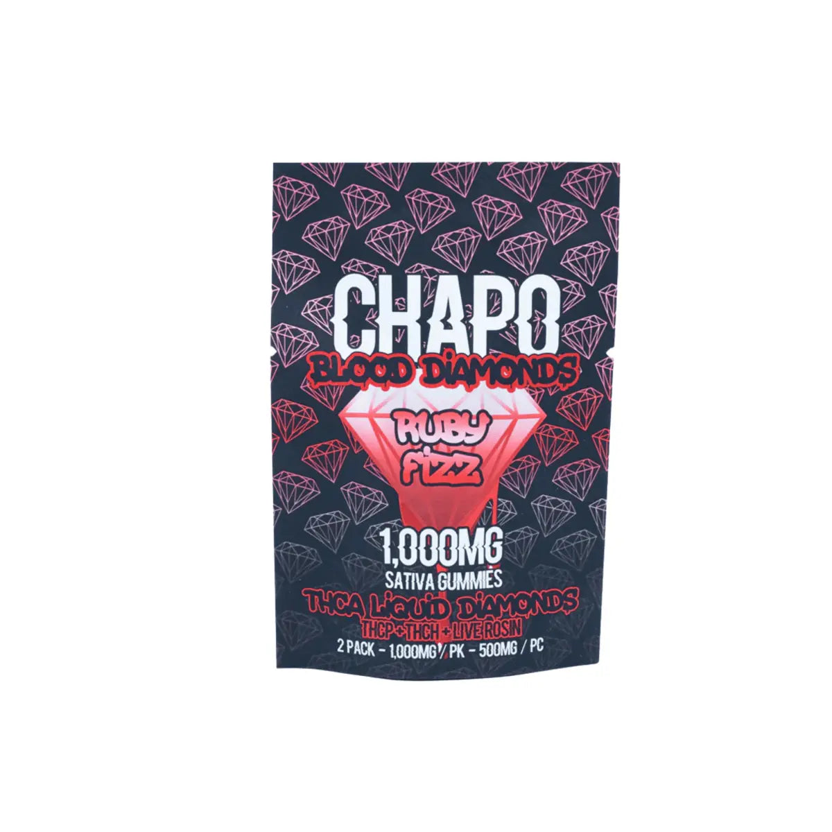 Chapo Blood Diamonds Gummies 1000mg 2pk - Smoke empire