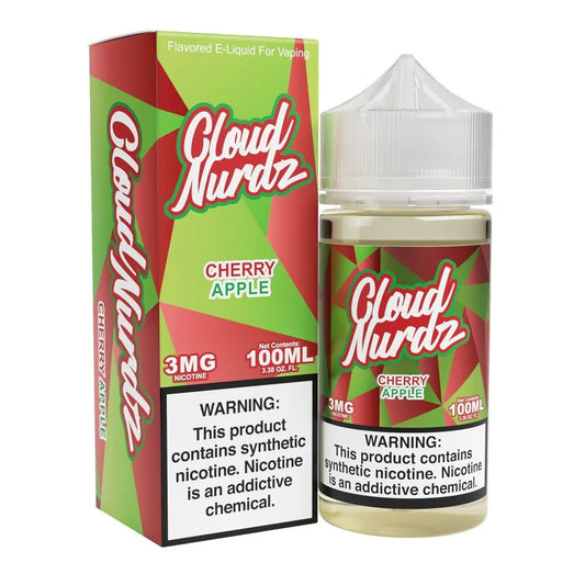 Cloud Nurdz Cherry Apple eJuice - Smoke empire
