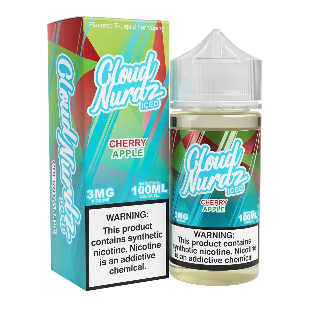 Cloud Nurdz Iced Cherry Apple eJuice - Smoke empire