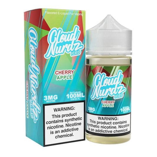 Cloud Nurdz Iced Cherry Apple eJuice - Smoke empire