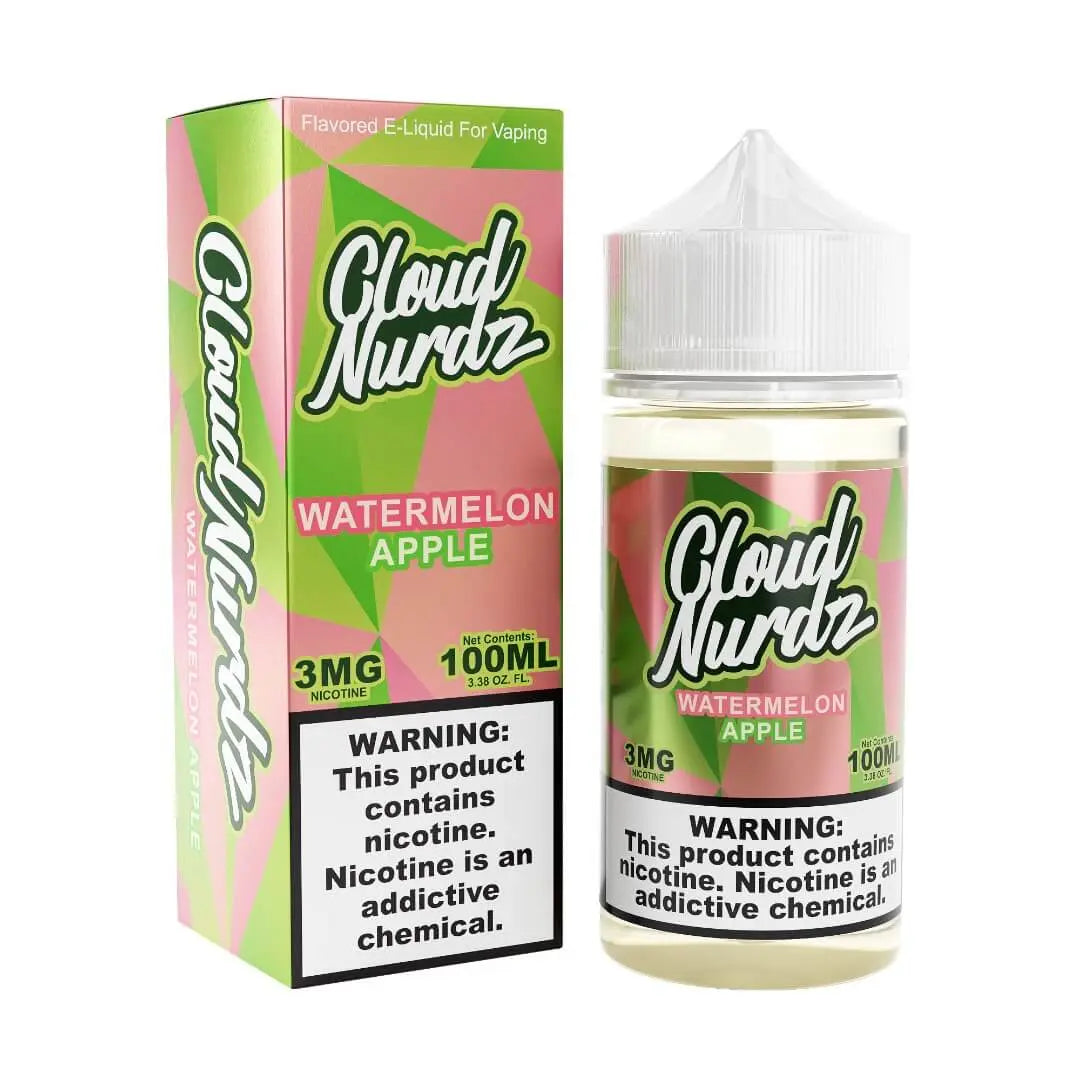 Cloud Nurdz Watermelon Apple eJuice - Smoke empire