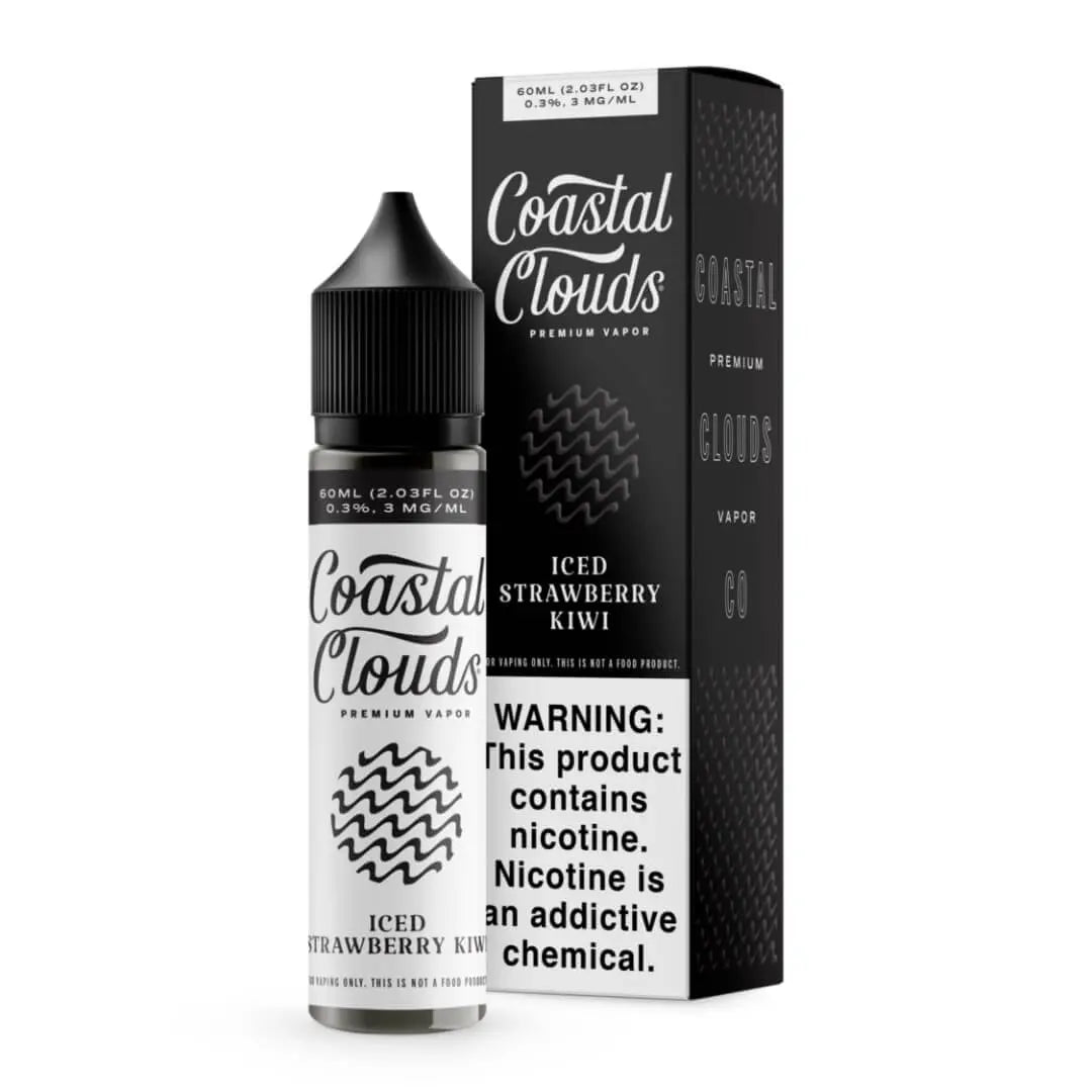 Coastal Clouds Iced Strawberry Kiwi eJuice - Smoke empire