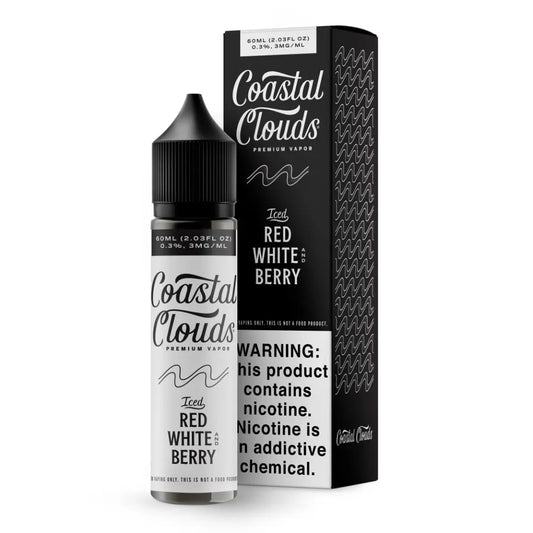 Coastal Clouds Red White and Berry Iced eJuice - Smoke empire