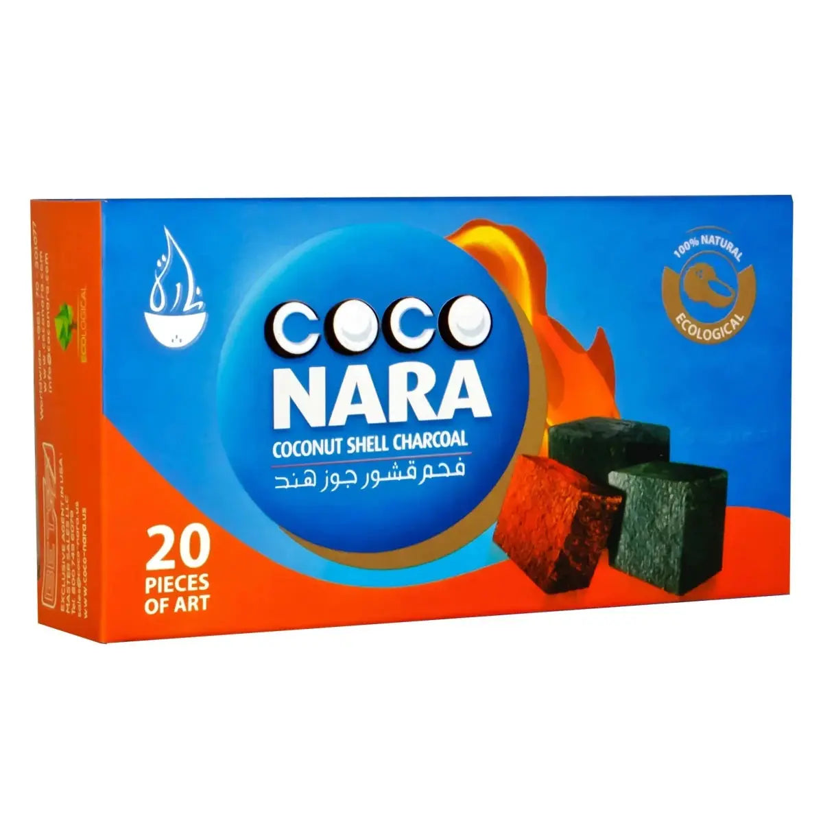 Coco Nara Charcoal 20pcs/60pcs/120pcs - Smoke empire