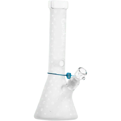 Cookies 14'' V Beaker Waterpipe - Clear Logo - Smoke empire