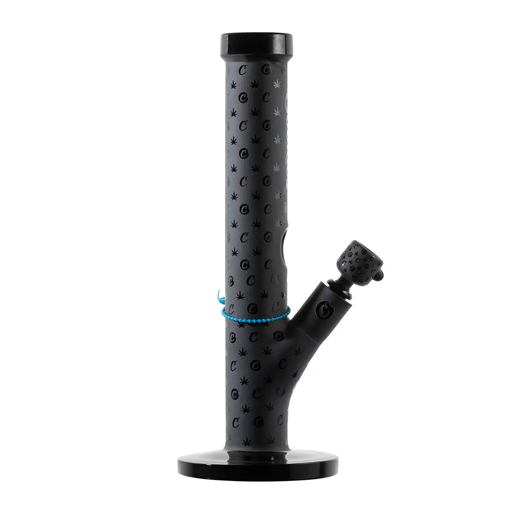 Cookies 14'' V Straight Waterpipe - Black Logo - Smoke empire