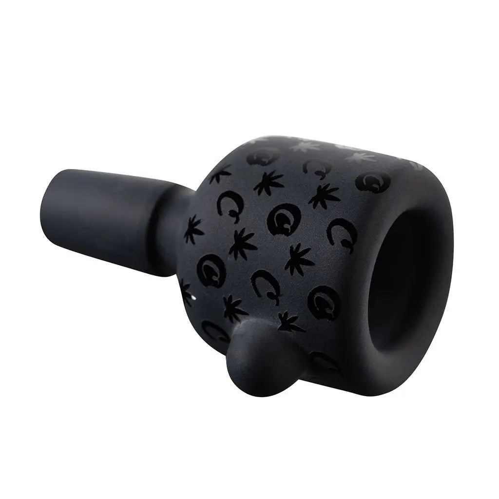 Cookies 14'' V Straight Waterpipe - Black Logo - Smoke empire