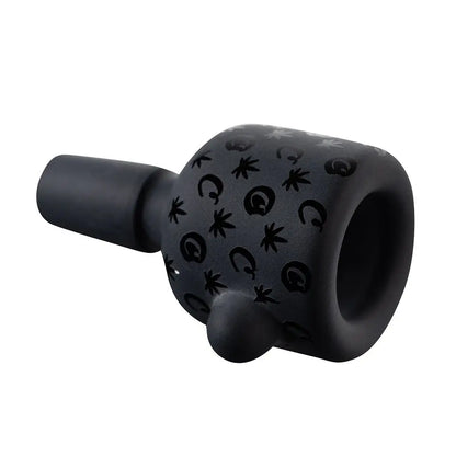 Cookies 14'' V Straight Waterpipe - Black Logo - Smoke empire