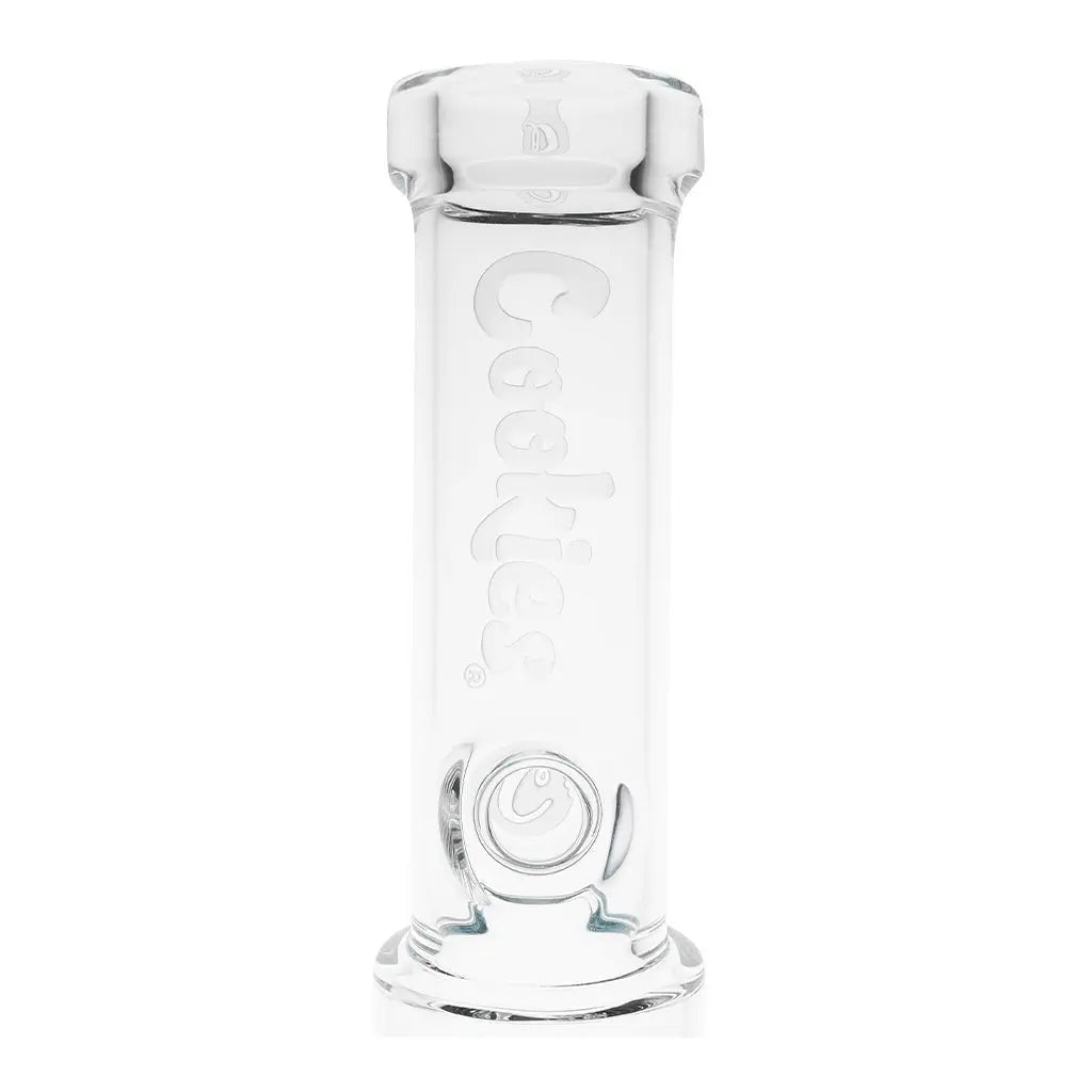 Cookies 17'' Straight 2 Da Dome Waterpipe - Clear Logo - Smoke empire