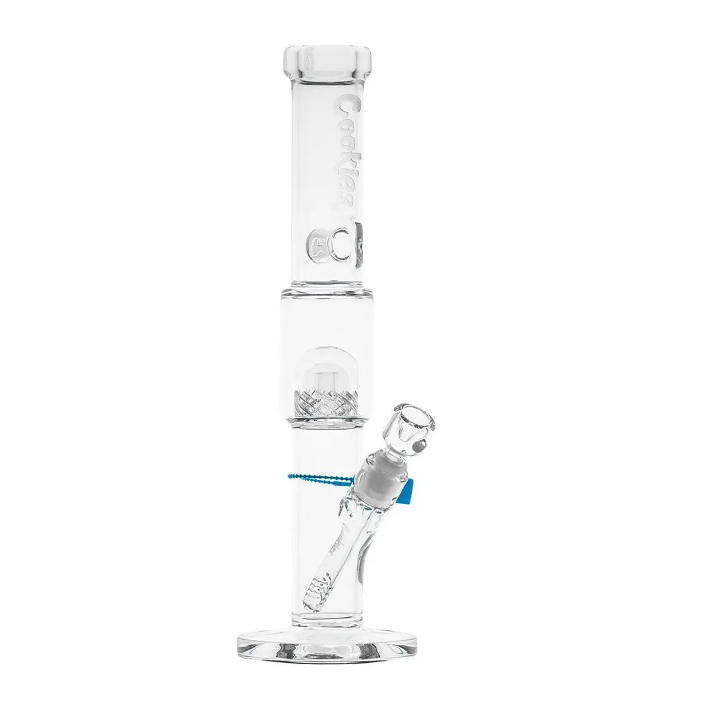 Cookies 17'' Straight 2 Da Dome Waterpipe - Clear Logo - Smoke empire