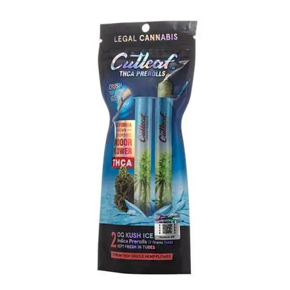 CUTLEAF THC-A CRUSH ICE PRE ROLLS 2G - Smoke empire