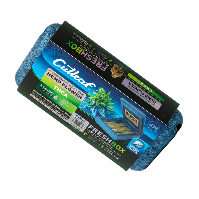 Cutleaf THCA FreshBox Pre-Rolls 6G - Smoke empire