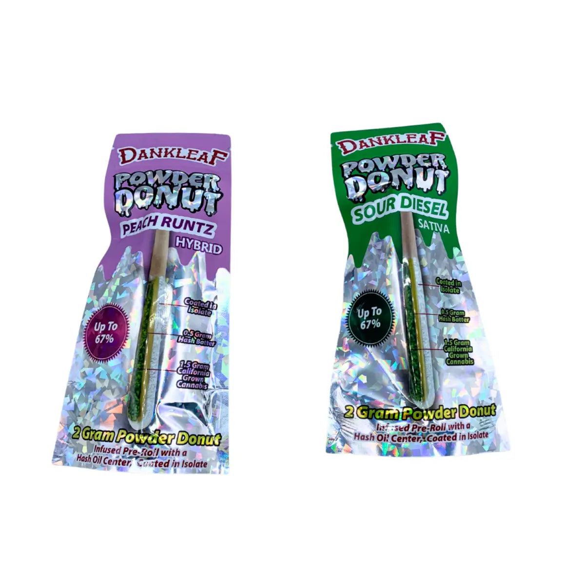 Dankleaf Powder Donut 2gm Infused Pre Roll - Smoke empire