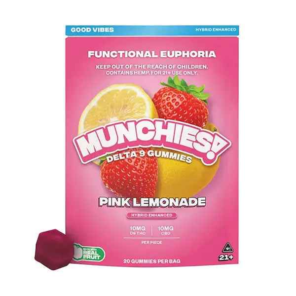 Delta Munchies Functional Euphoria Delta-9 Gummies | 20 Count