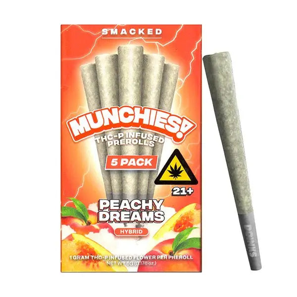 Delta Munchies THCP Prerolls 5-Count 5G Pack - Smoke empire