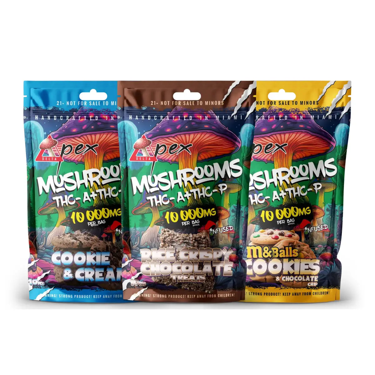 Delta Pex Magic Mushroom Brownies THC-A + THC-P 10000mg - Smoke empire