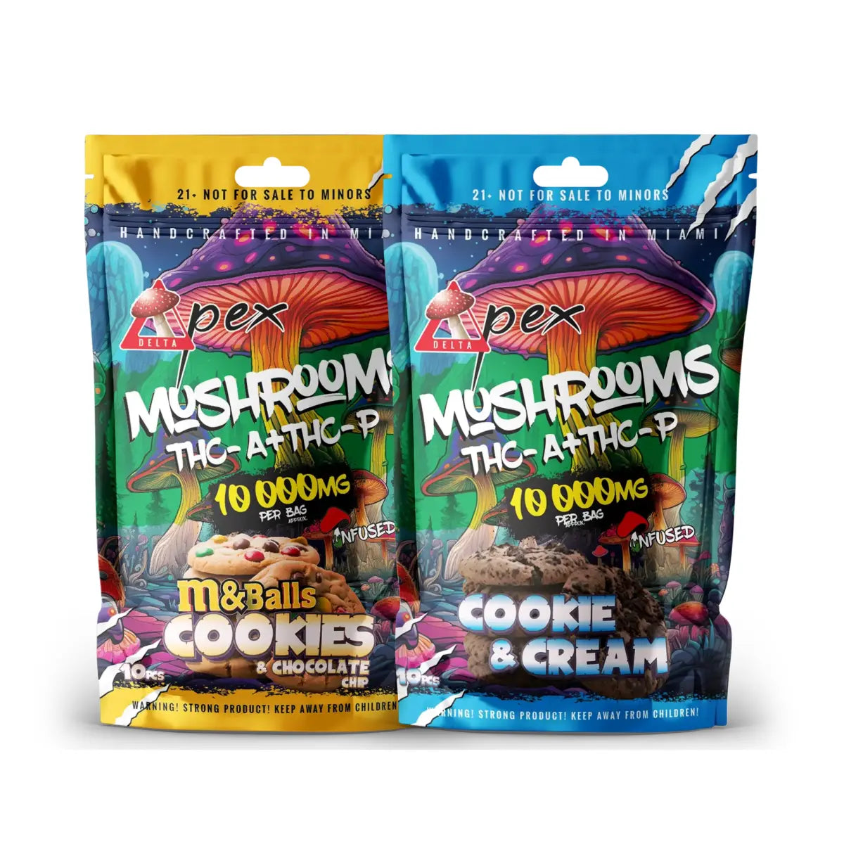 Delta Pex Magic Mushroom Brownies THC-A + THC-P 10000mg - Smoke empire