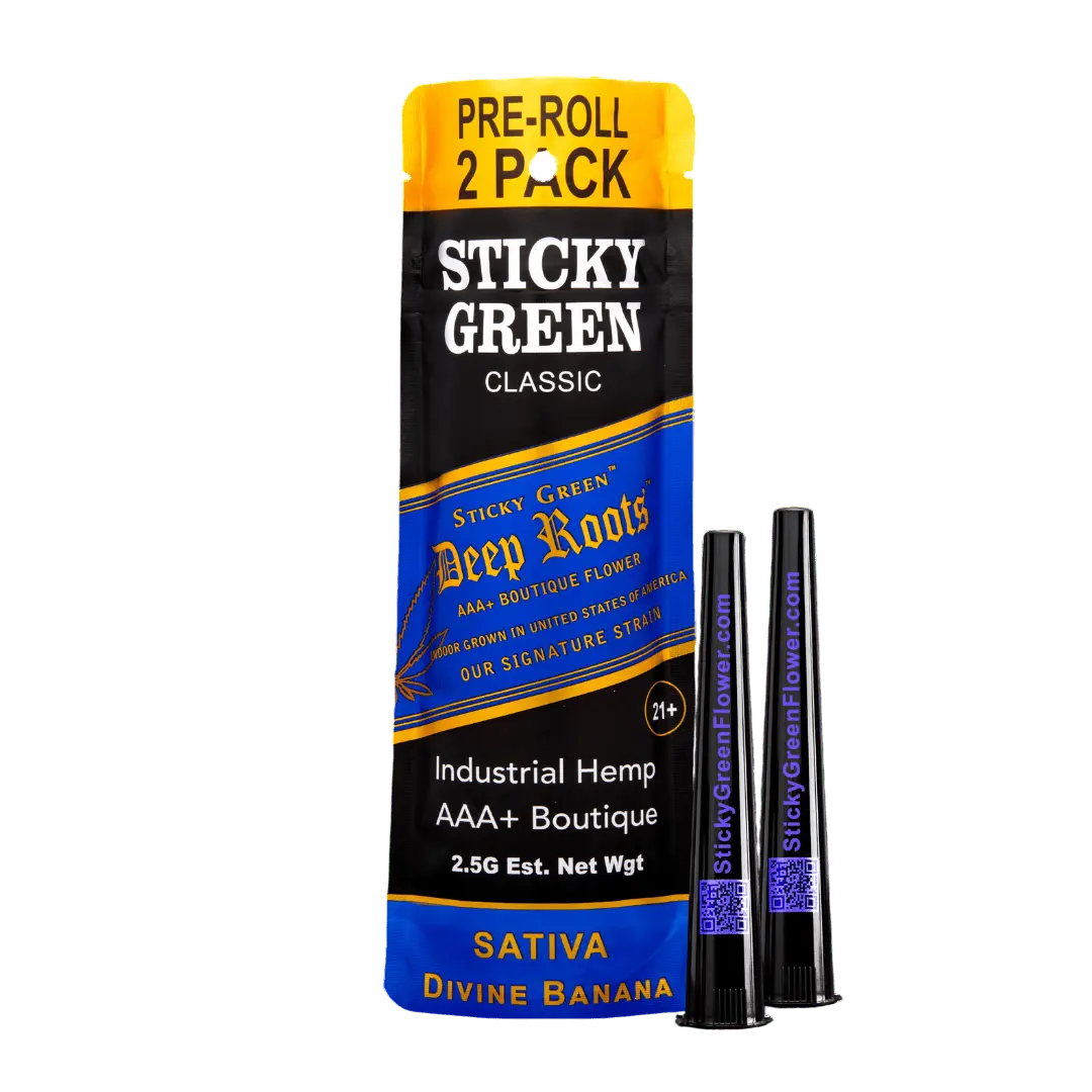 Divine Banana Deep Roots Pre Rolls (Sativa) - Smoke empire