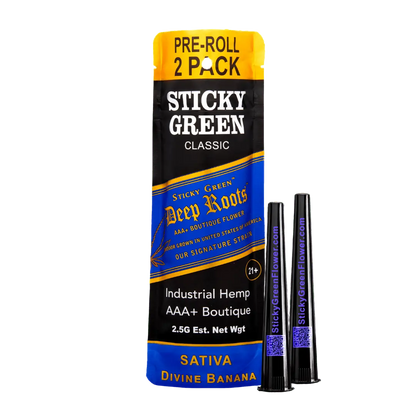 Divine Banana Deep Roots Pre Rolls (Sativa) - Smoke empire