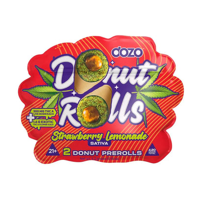 DOZO 2x THC-A + Live Rosin Donut Rolls(4.20 Grams Total) - Smoke empire
