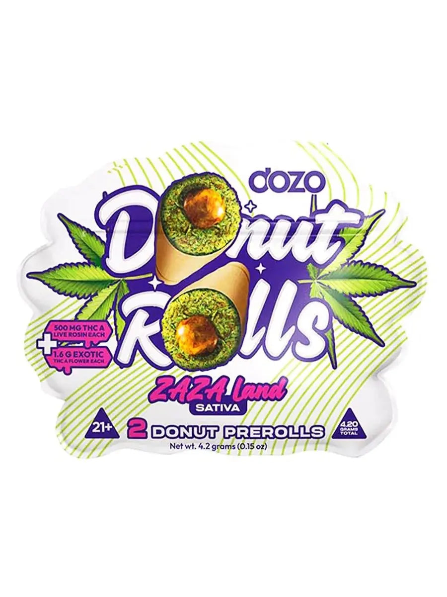 DOZO 2x THC-A + Live Rosin Donut Rolls(4.20 Grams Total) - Smoke empire