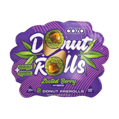 DOZO 2x THC-A + Live Rosin Donut Rolls(4.20 Grams Total) - Smoke empire
