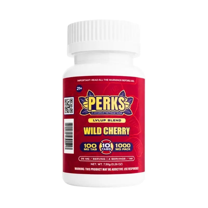 DOZO PERKS 7-HYDROXYMITRAGYNINE CHEWABLE TABLETS 10CT 100MG PER TABLET - Smoke empire