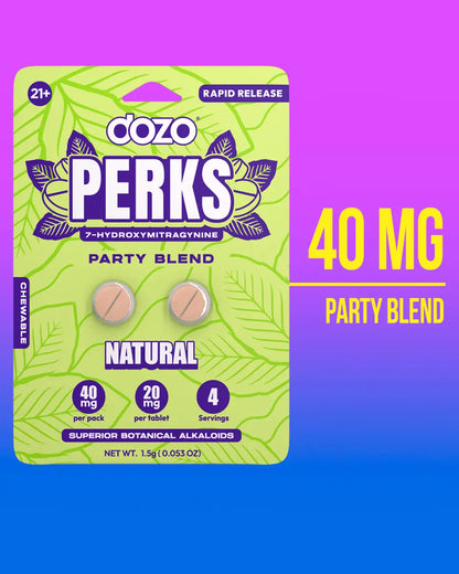 Dozo PERKS 7-HYDROXYMITRAGYNINE | CHILL BERRY (MELLOW BLEND) - Smoke empire