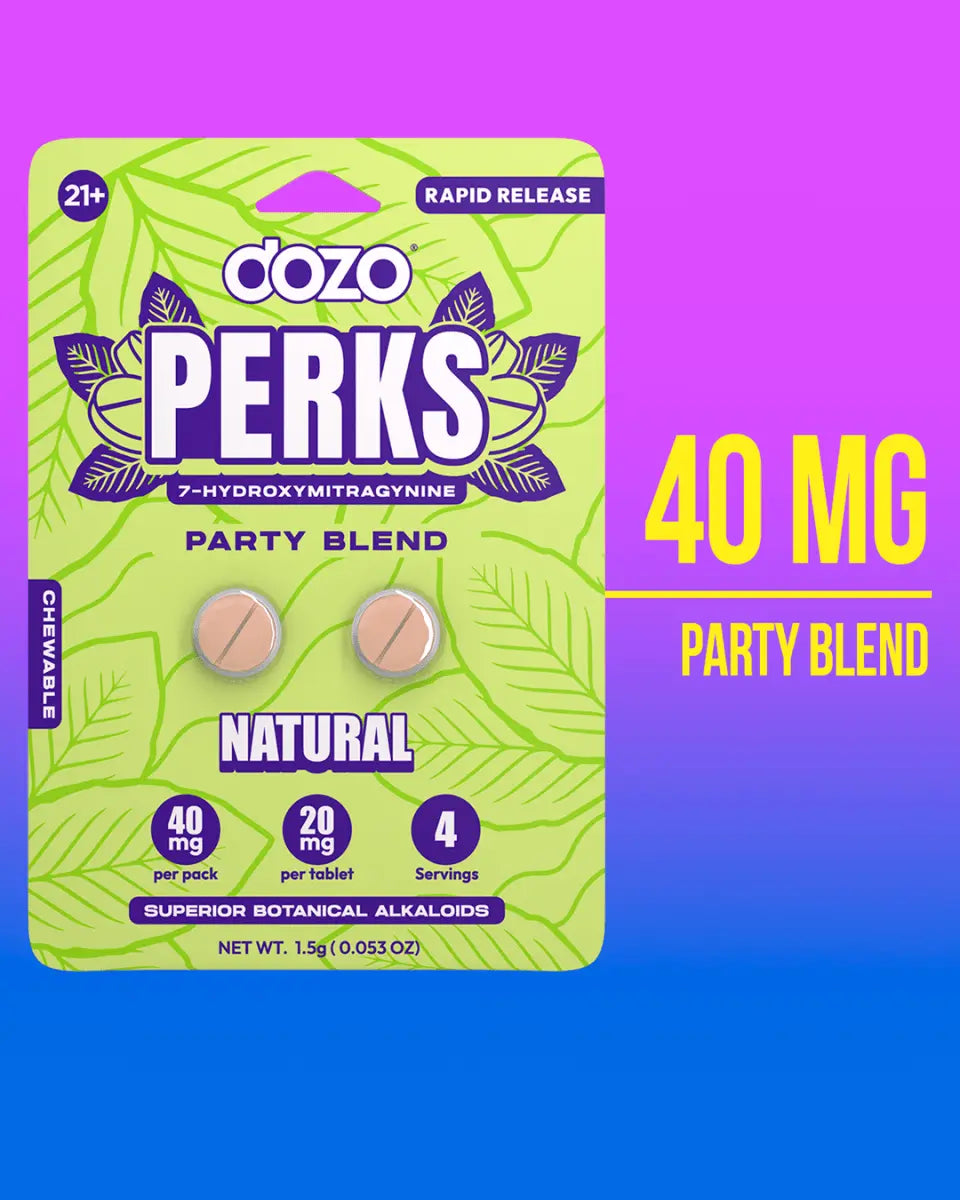 Dozo PERKS 7-HYDROXYMITRAGYNINE | WILD MANGO (Party Blend) - Smoke empire