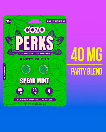 Dozo PERKS 7-HYDROXYMITRAGYNINE | WILD MANGO (Party Blend) - Smoke empire