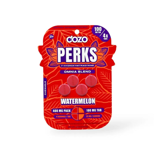 Dozo Perks Extreme Potency 7-OH Omnia Watermelon 100mg Per Tablet - Smoke empire