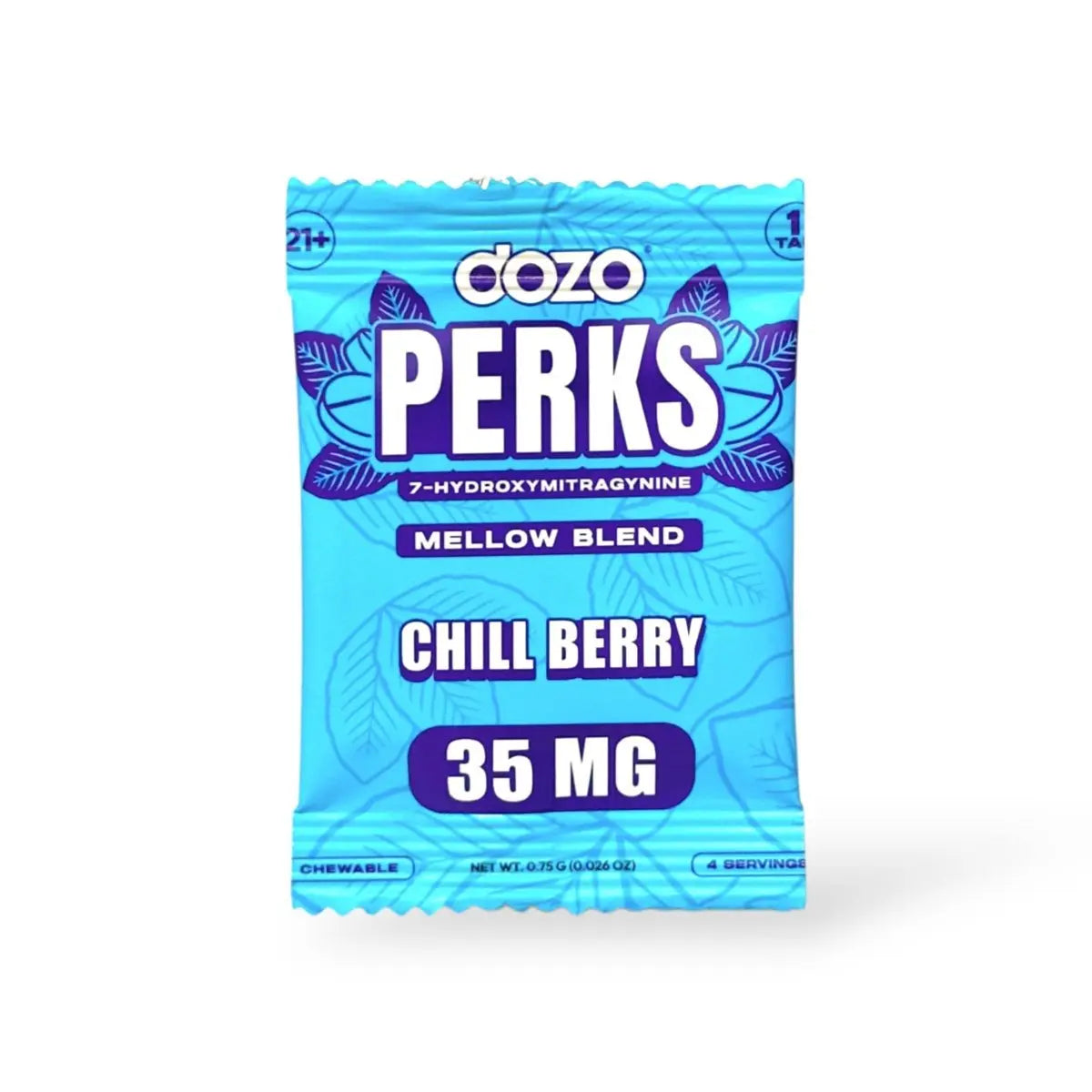 Dozo Perkz 7-hydroxymitragynine 35mg Tablets Chill Berry (Single Pack) - Smoke empire