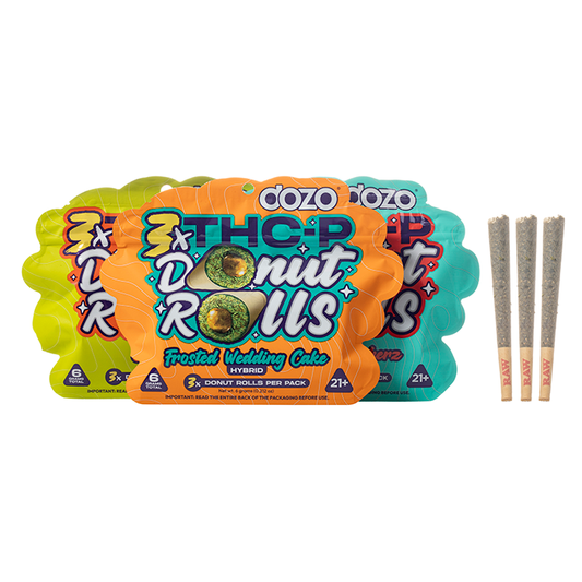 Dozo THC-P Donut Pre-Rolls | (3ct) 6g - Smoke empire