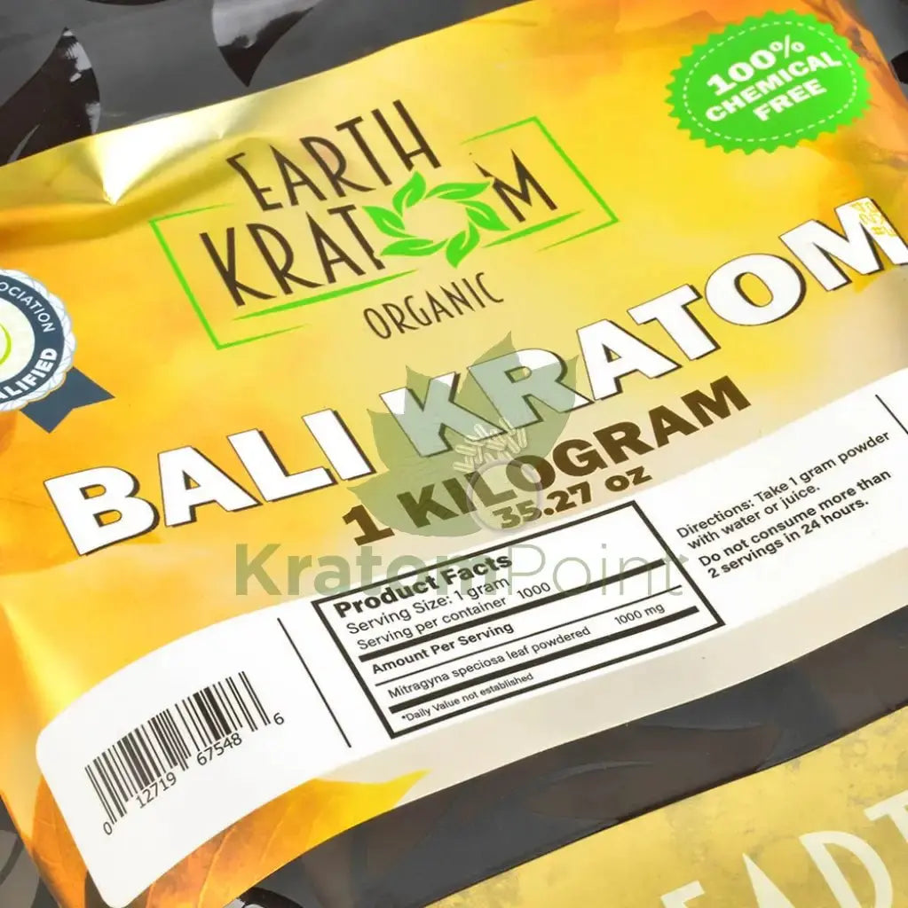 Earth Kratom Bali 1kg Powder - Smoke empire