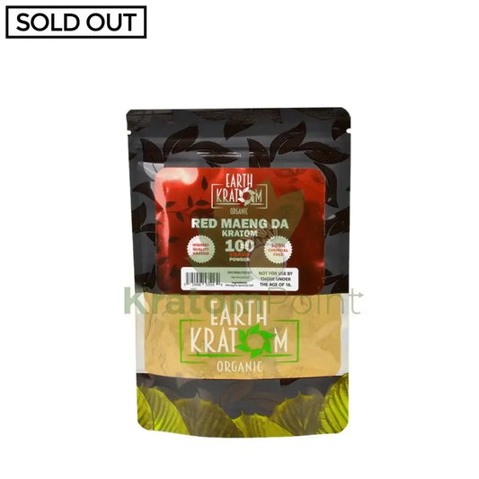 Earth Kratom Red Maeng Da 100 Grams Powder - Smoke empire