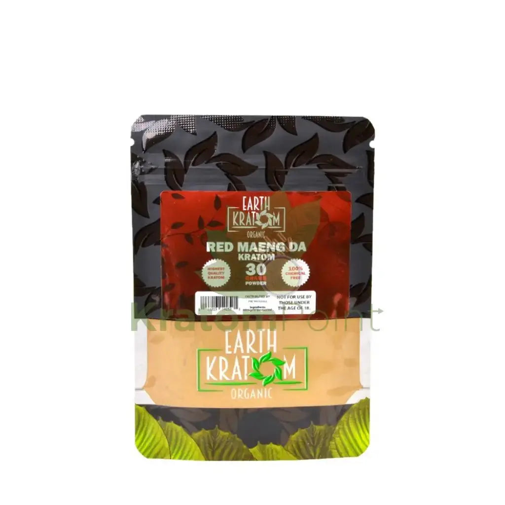 Earth Kratom Red Maeng Da 30 Grams Powder - Smoke empire