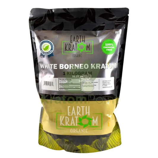 Earth Kratom White Borneo 1kg Powder - Smoke empire