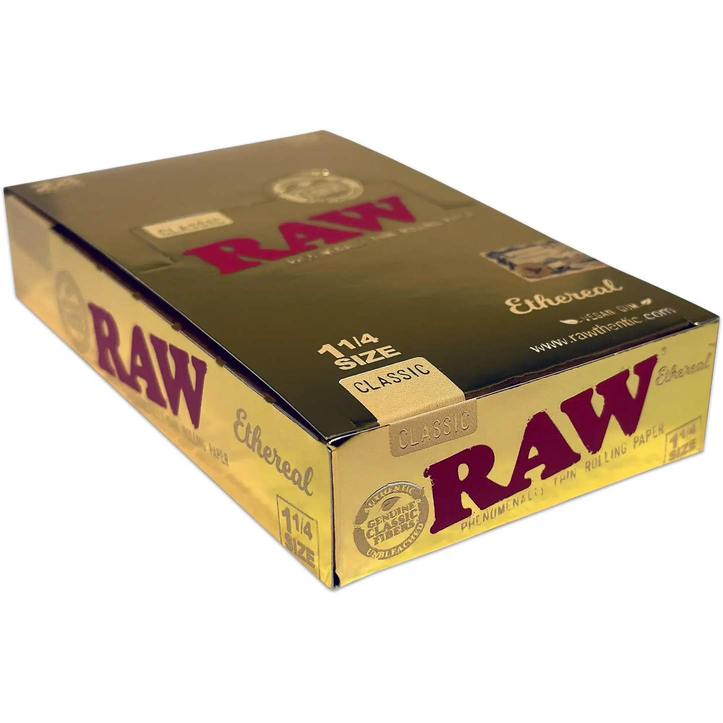 Raw - Size 1-1/4 - Ethereal Paper - 50 Packs - 24 Counts Per Box - Smoke empire